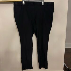Liz Claiborne Amy Women’s 24W Black Pull On Dress Pants Straight Leg